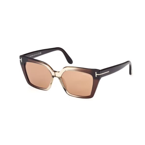 Tom Ford Eyewear Women Full Rim Brown Lens Butterfly Sunglasses, ₹34,000 