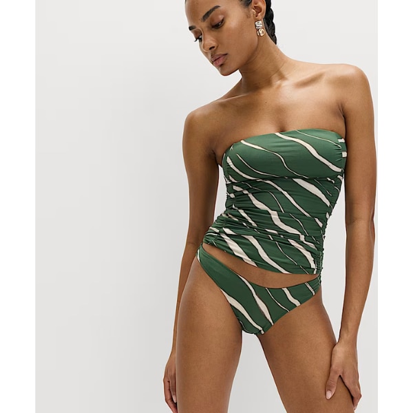 M&S Tummy Control Printed Ruched Tankini, ₹3,499