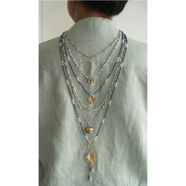 Dhaaga Life Blue Ocean Layered Necklaces, ₹1,800