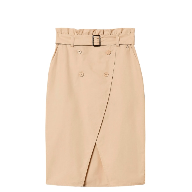 Twinset Belted Poplin Midi Skirt, ₹21,129 approx.