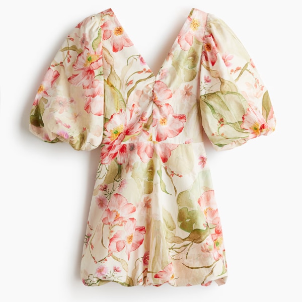 H&M Tie-back Puffy Dress, ₹2,499