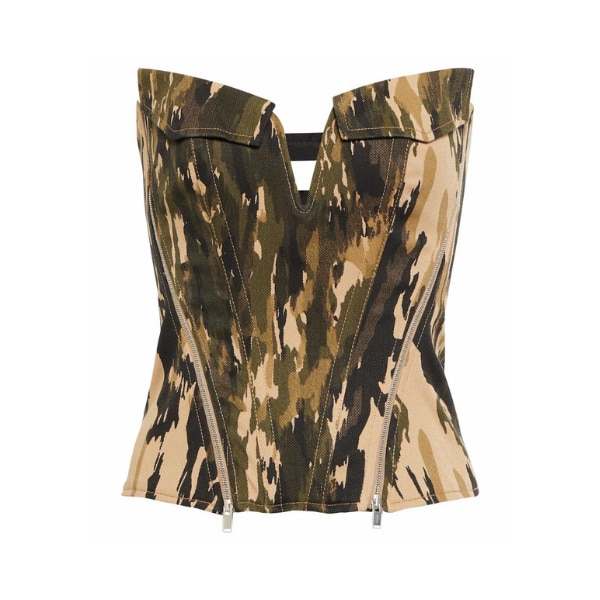 Dion Lee Printed Twill Corset Top, ₹84,107 approx.