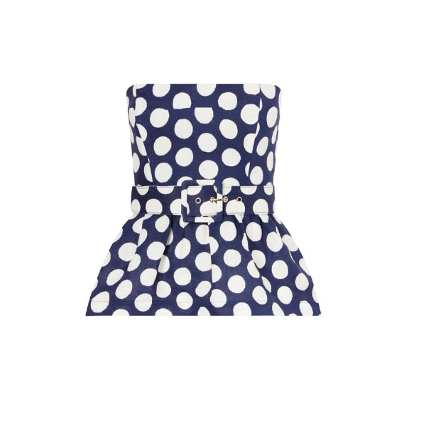  Cara Cara Strapless Belted Peplum Top, ₹40,542 approx.