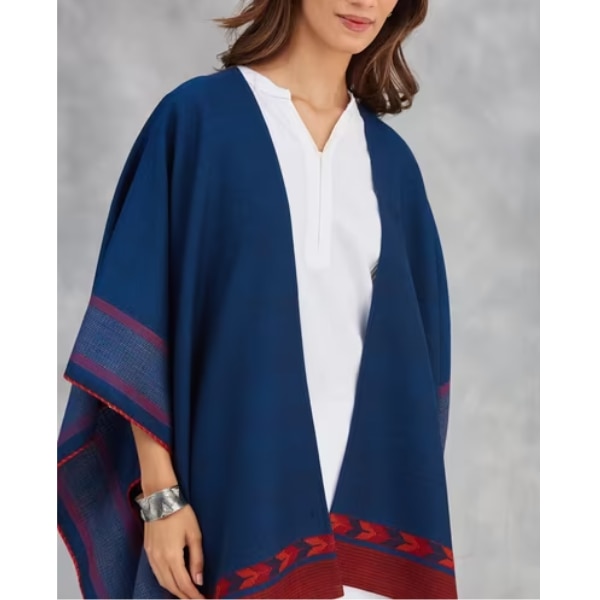 Fabindia Navy Wool Wrap, ₹4,999