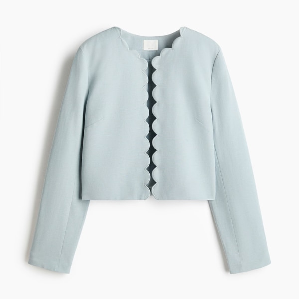 H&M Scalloped-Edge Jacket, ₹2,799