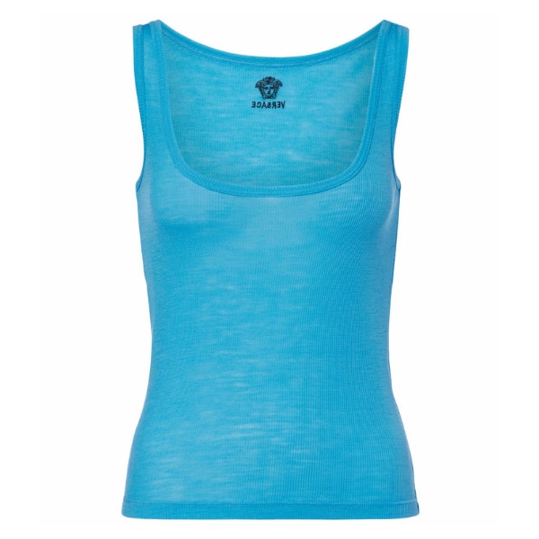  Versace Medusa Virgin Wool Tank Top, ₹74,700 approx.