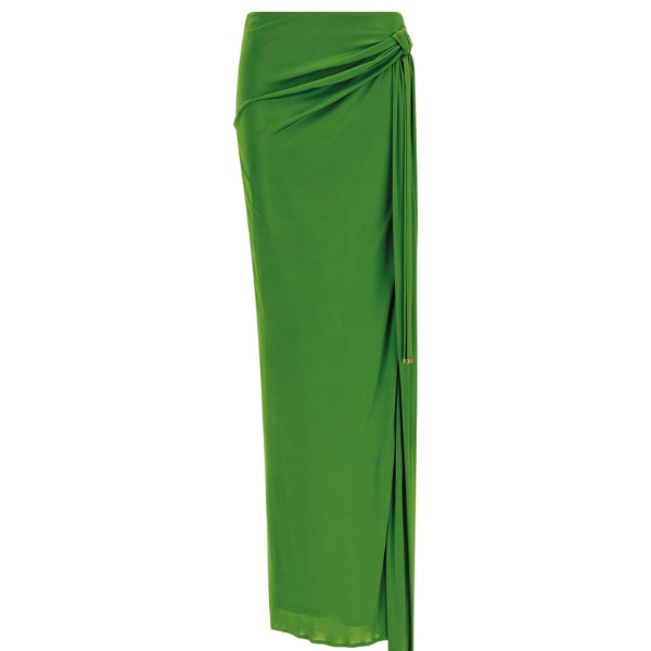 Elisabetta Franchi Draped Side-slit Maxi Skirt, ₹49,950 approx. 