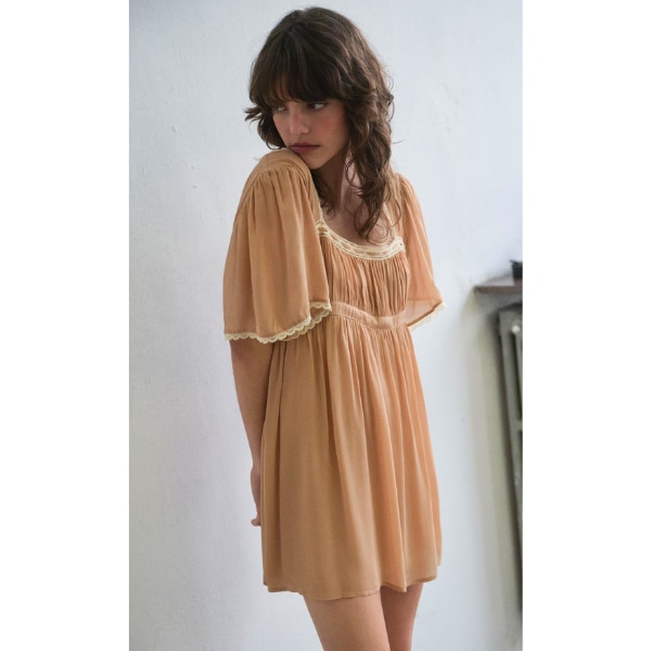 Zara Contrast Lace Dress, ₹3,950