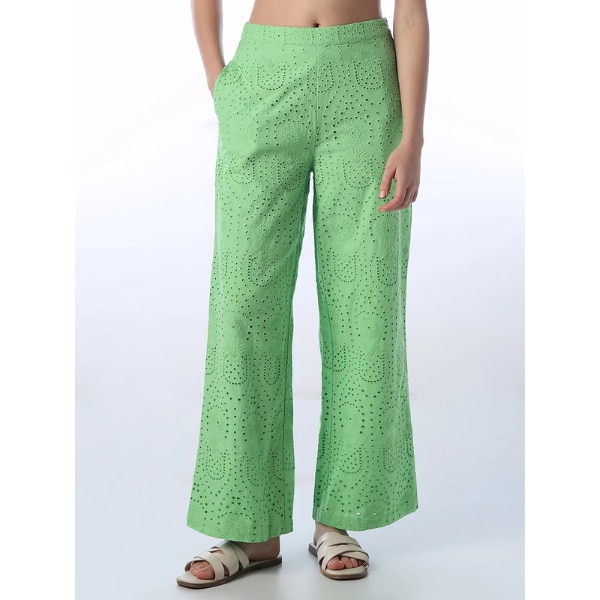 Only Embroidered Wide Leg Pants, ₹3,499 