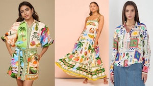 Postcard print fashion is the cheerful trend we're wearing this monsoon Postcard print fashion is the cheerful trend we're wearing this monsoon