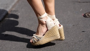 These woven wedges are ready for your next getaway These woven wedges are ready for your next getaway