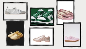 Satin sneakers are replacing leather trainers and we are completely on board Satin sneakers are replacing leather trainers and we are completely on board