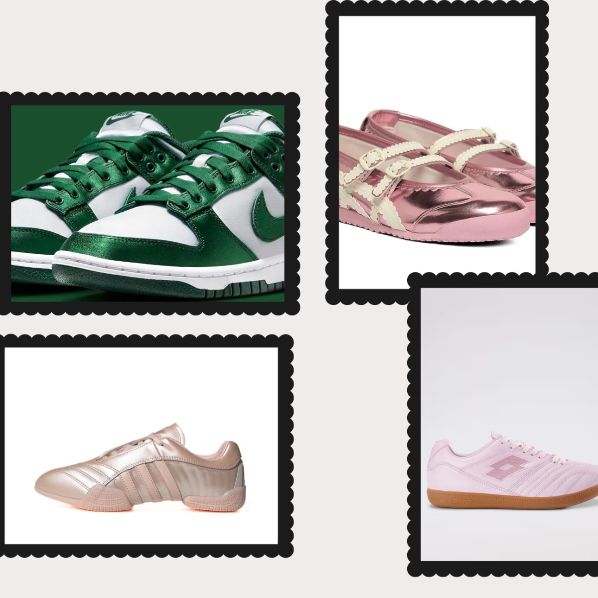 Satin sneakers are replacing leather trainers and we are completely on board 