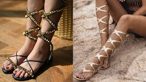 The 'Odyssey' aesthetic is everywhere, and these gladiator flats are leading the trend The 'Odyssey' aesthetic is everywhere, and these gladiator flats are leading the trend