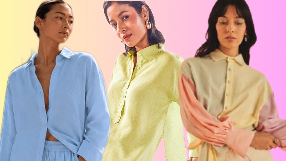 Sorbet shades are taking over everyone's wardrobes, one shirt at a time