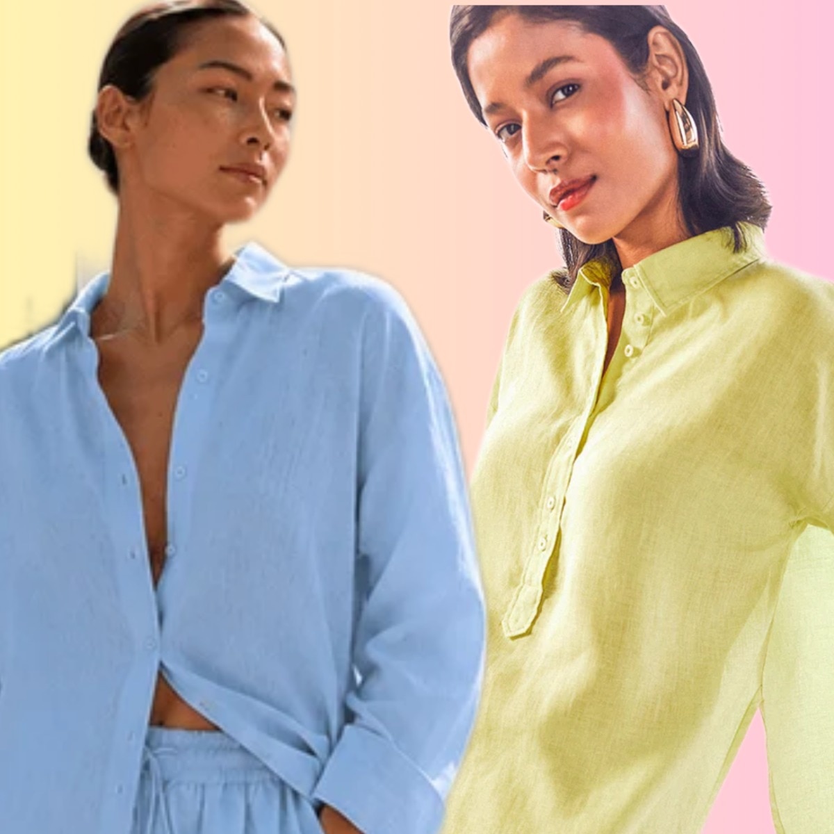 Sorbet shades are taking over everyone's wardrobes, one shirt at a time