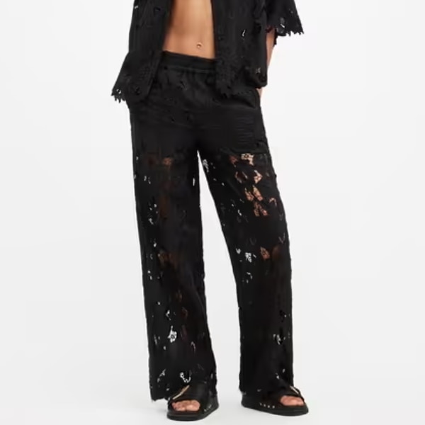 All Saints Lace Straight Fit Pants, ₹18,999