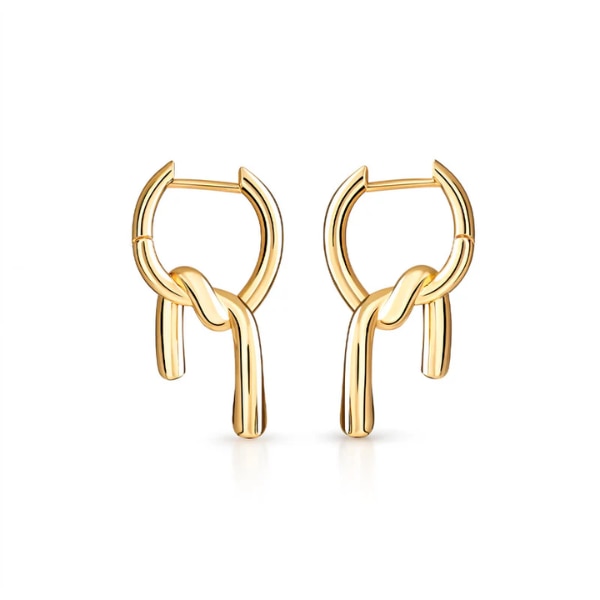 Amalfa Sculptural Gold Link Earrings, ₹1,999