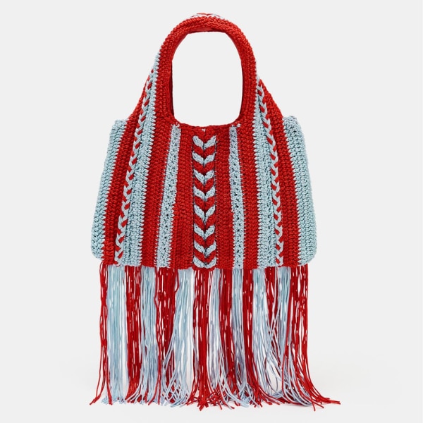 Zara Printed Crochet Handbag, ₹4,350