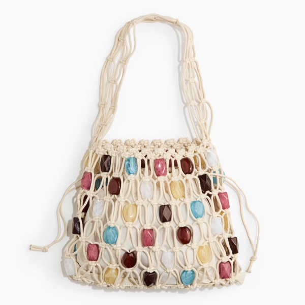 H&M Bead-Detail Net Handbag, ₹2,999
