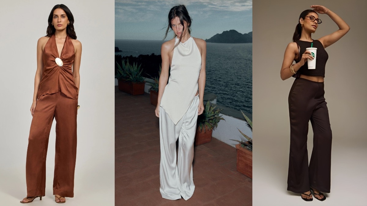 The chicest satin pants that go with literally everything