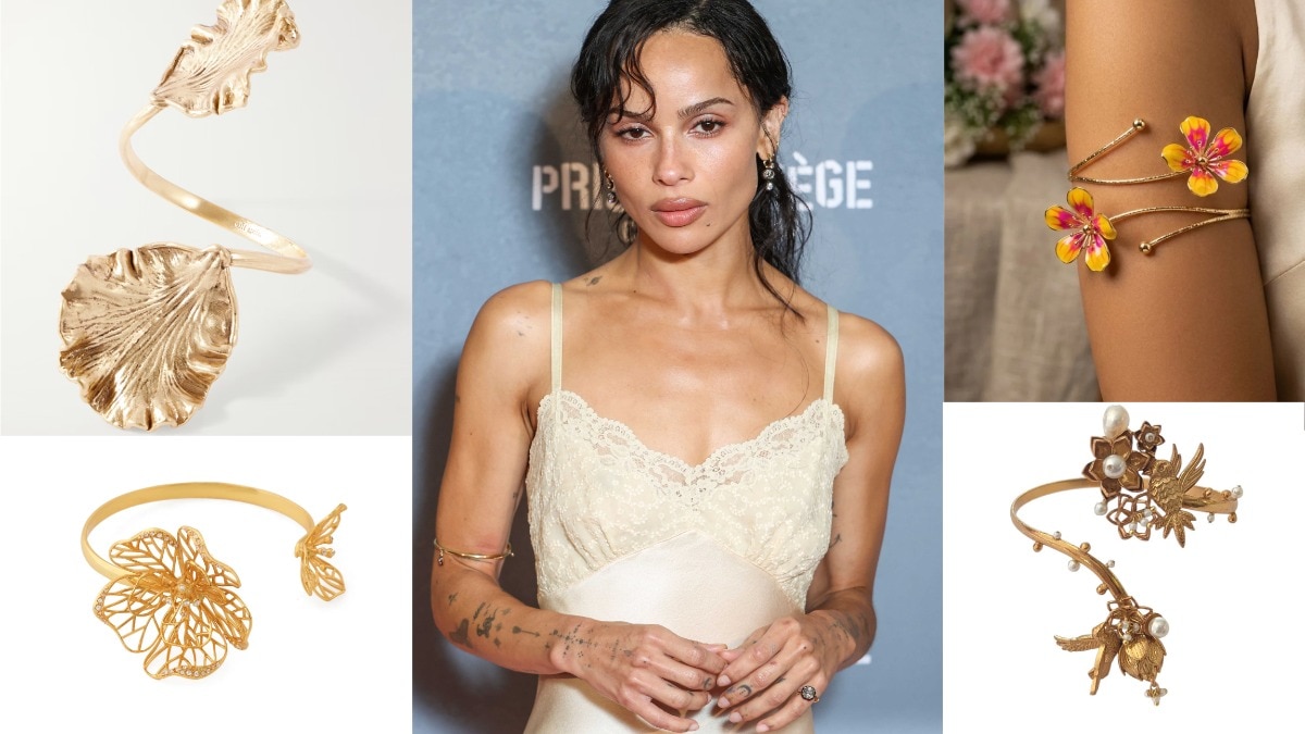 The arm cuff is the cool-girl accessory that never goes out of style