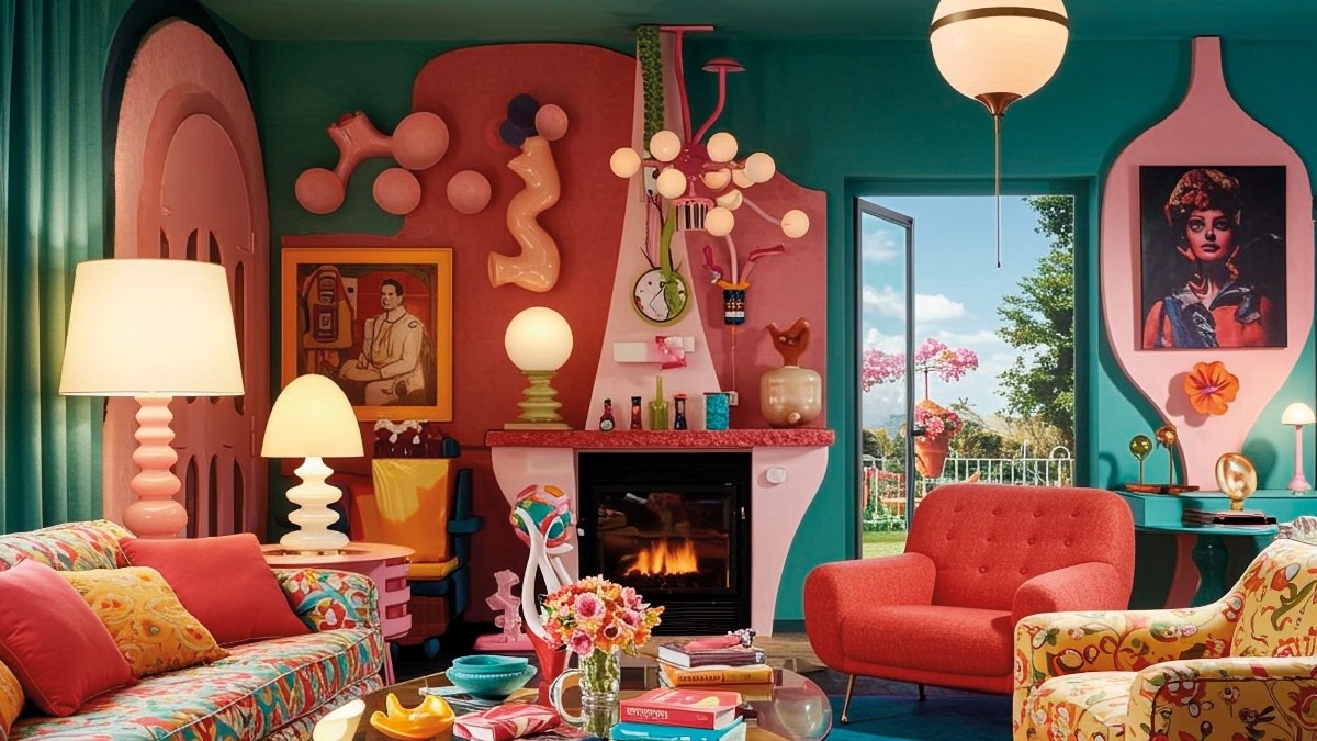 Quirky retro home decor ideas for anyone who believe more is more
