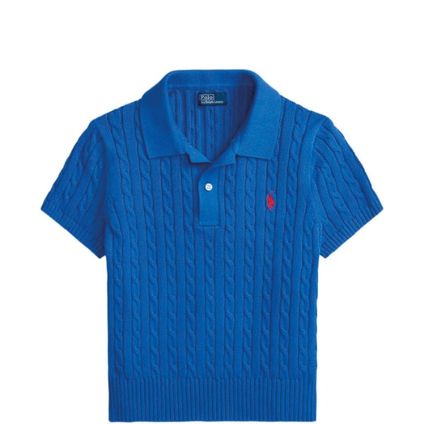  Polo Ralph Lauren Cable-Knit Cotton Polo Shirt, ₹22,100 approx.