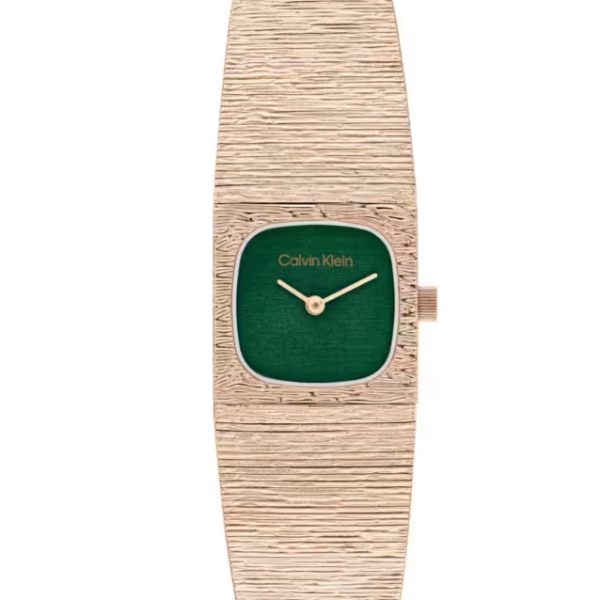 Calvin Klein Sophisticated Square Women Quartz Green Dial Analog Stainless Steel Watch, ₹16,800