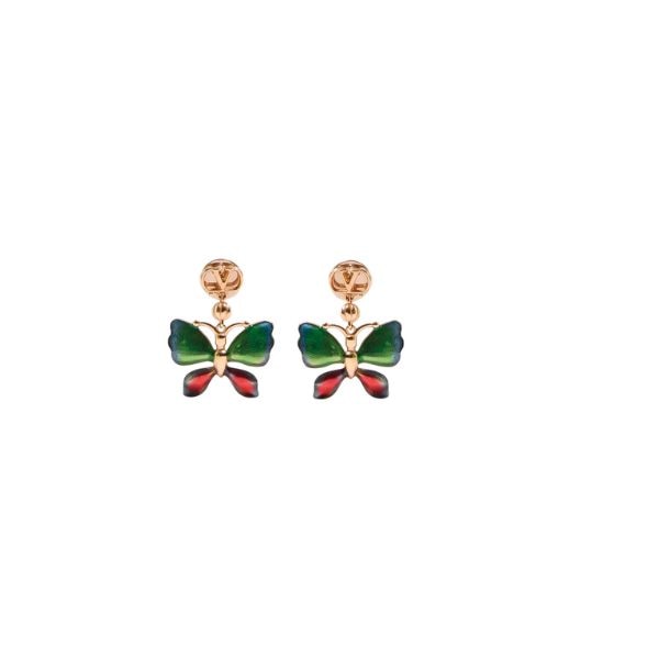 Valentino Flutterby Metal and Enamel Earrings, ₹68,541 approx.