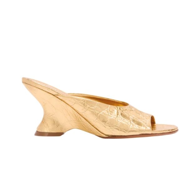 Dries Van Noten Open-Toe Leather Mules, ₹95,900
