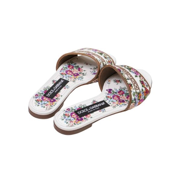 Dolce & Gabbana Nappa Leather Flat Slippers, ₹87,553 approx.