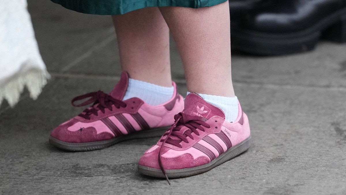 Suede sneakers