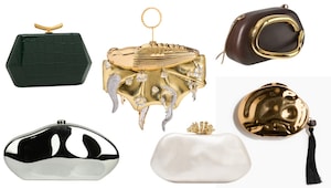 Your little black dress needs one of these statement clutches Your little black dress needs one of these statement clutches