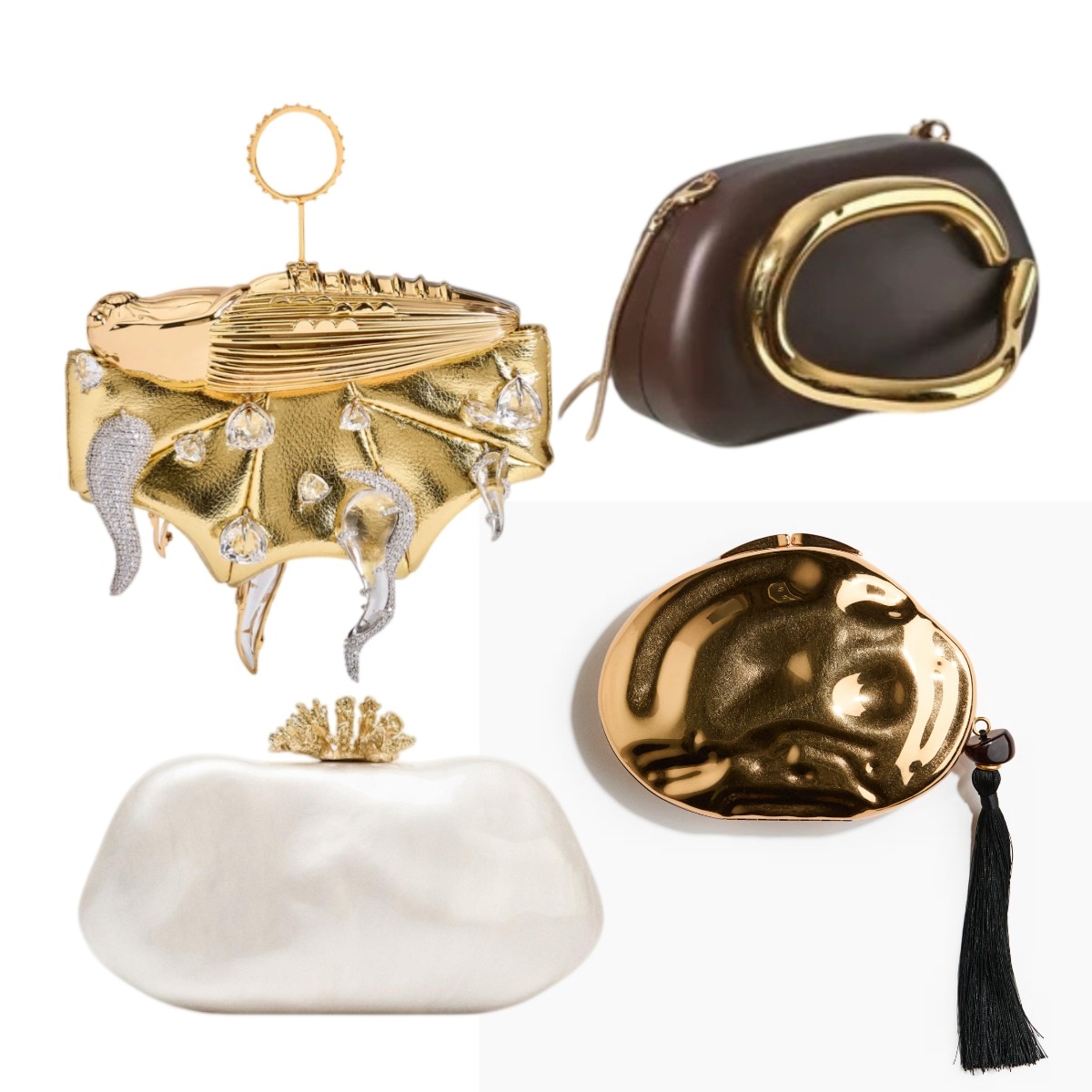Your little black dress needs one of these statement clutches