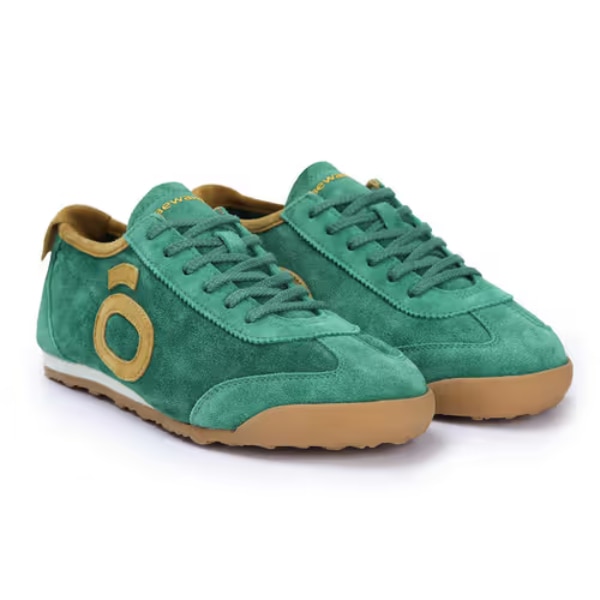 Bewakoof Green Breezer Halo Series Suede Leather Sneakers, ₹5,699
