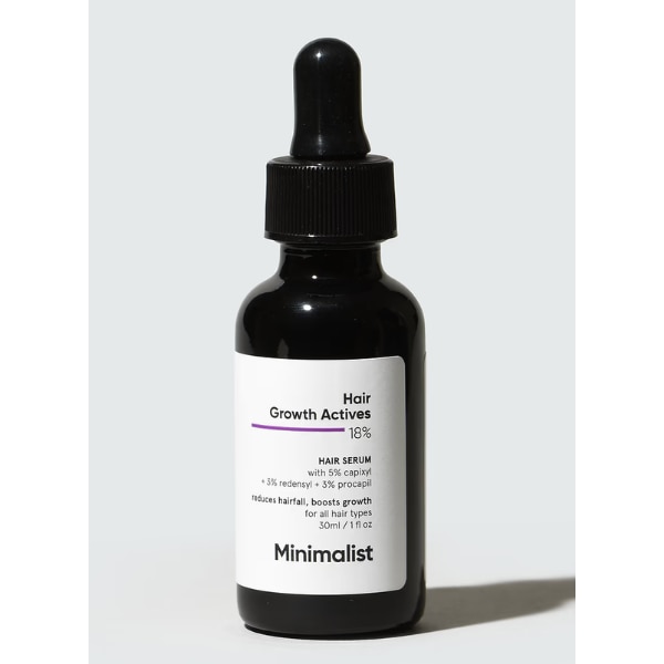 Minimalist Hair Growth Actives 18% Hair Serum, ₹1,599