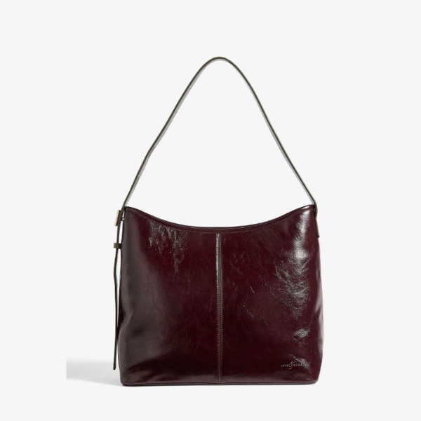 Love & Roses Burgundy Woven Slouchy Tote Bag, ₹3,708