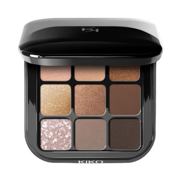 Kiko Milano Glamour Multi Finish Eyeshadow Palette - Earth Tones, ₹1,890