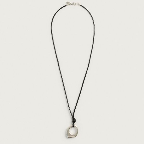 Zara Cord and Metal Pendant Necklace, ₹2,350