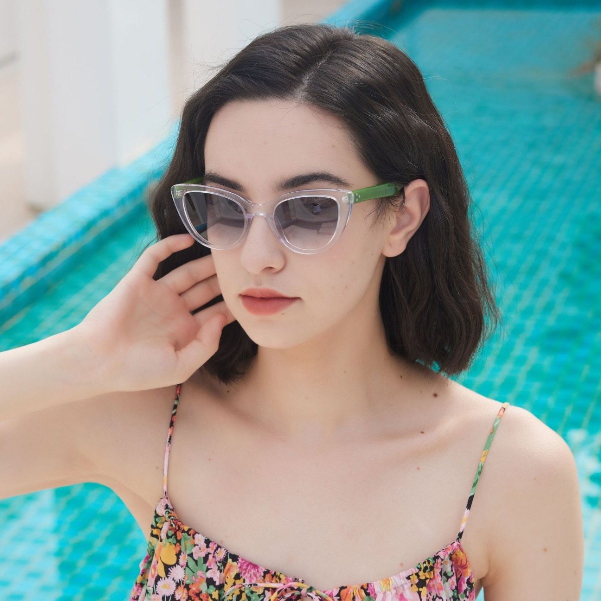 Give your eyewear a little more personality with these dual-tone sunglasses
