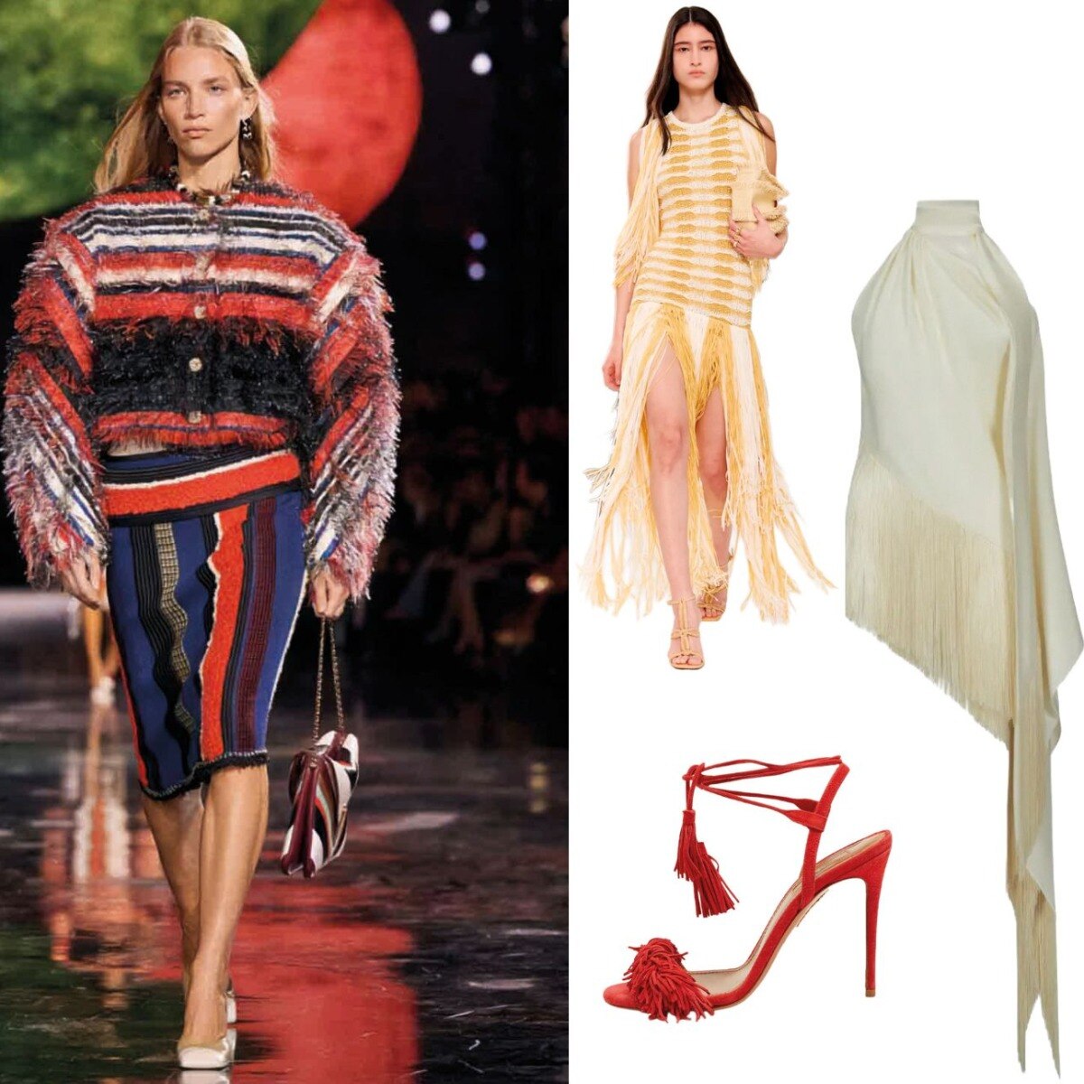 Looking to add some drama to your wardrobe? Try these fringe fashion pieces