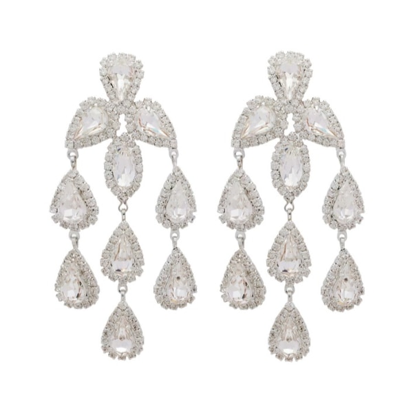 Magda Butrym, Crystal-embellished Drop Earrings, ₹55,383 approx. 