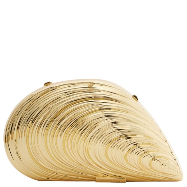 Simkhai Bridget Metal Oyster Clutch, ₹48,284 approx.
