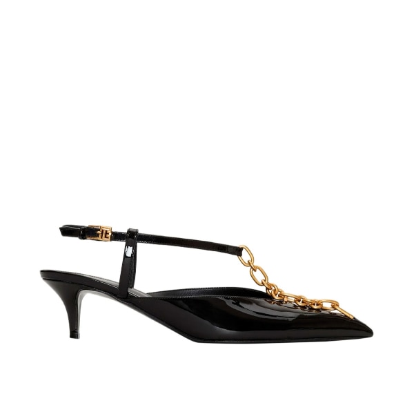 Balmain Sync Chain Kitten Slingbacks, ₹90,300 approx.