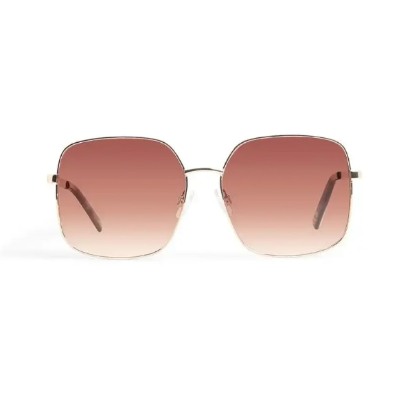 Aldo Women Grey Lens & Gold-Toned Square Sunglasses, ₹9,290
