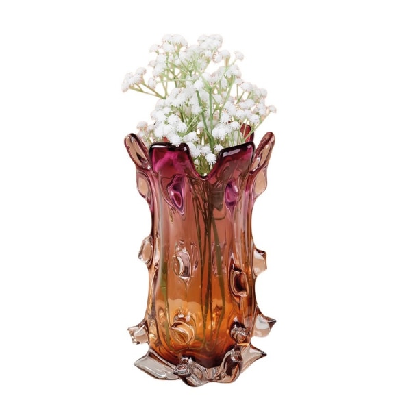 Dekor Company Blushing Bloom Handblown Glass Vase, ₹6,999