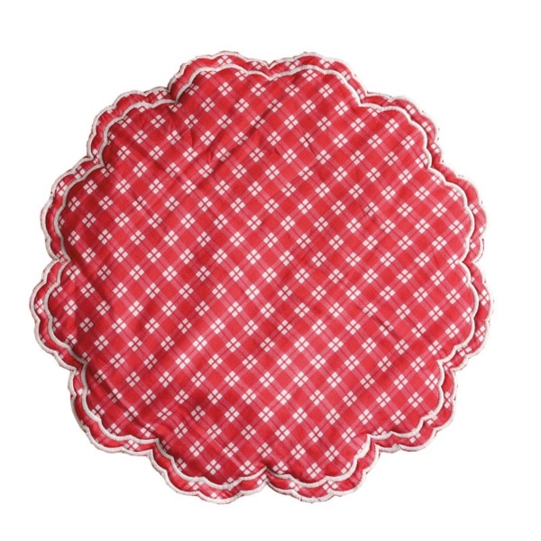 Patchou Gingham Route Placemat, ₹1,850