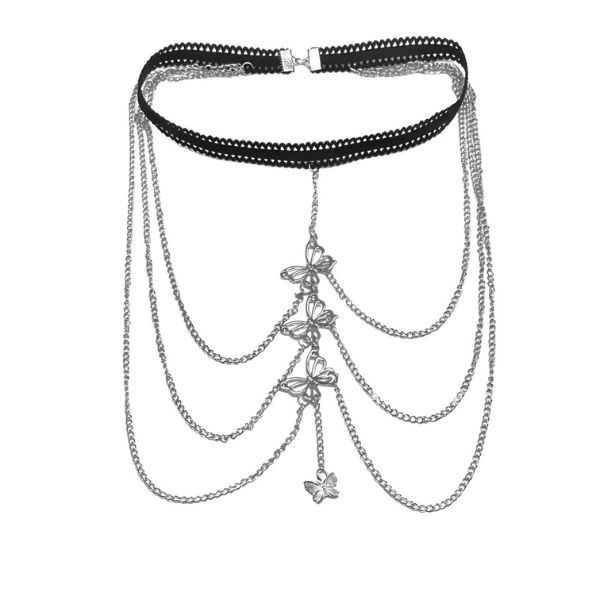 Pratiharye Butterfly Thigh High Chain, ₹2,999