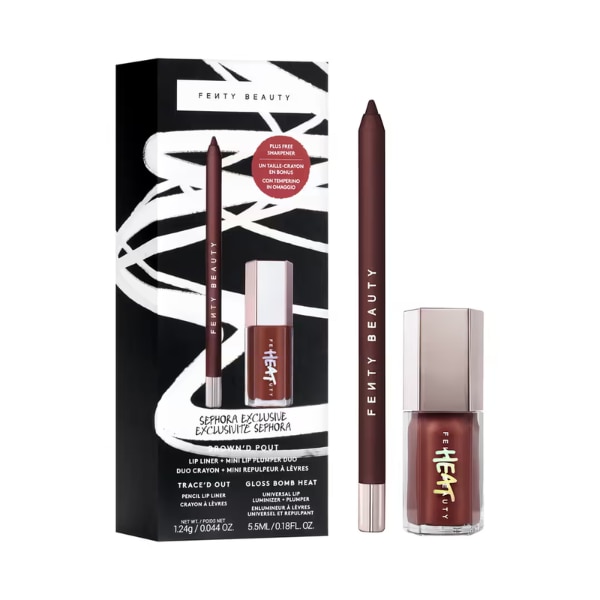 Fenty Beauty Brown'D Pout Lip Liner+Mini Lip Plumper Duo, ₹2,850